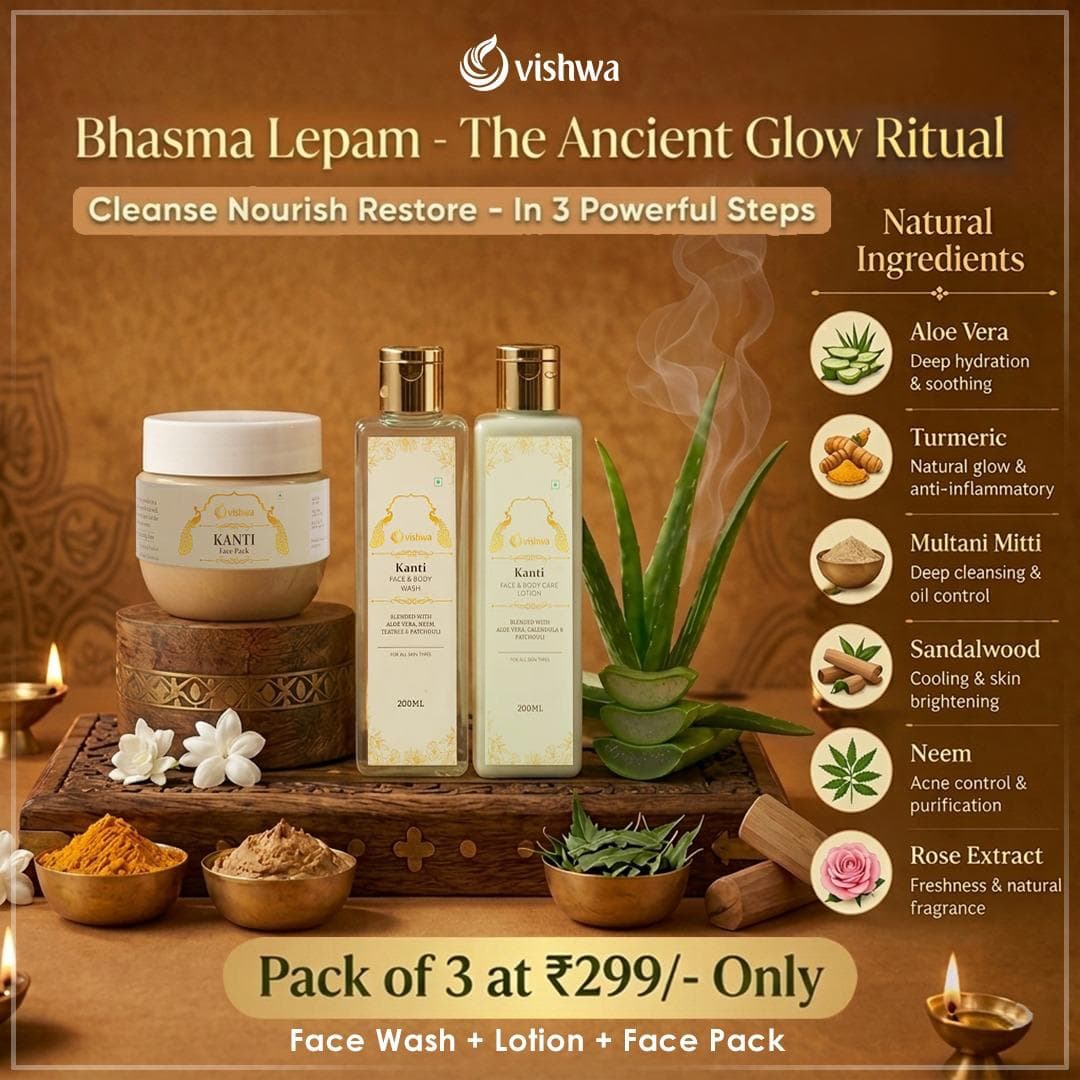 Bhasma Lepam: The Ancient Glow Ritual